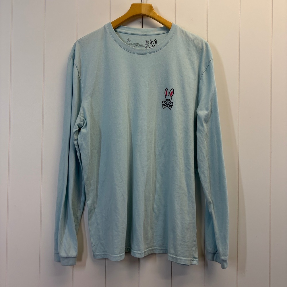 Psycho Bunny Streetwear Long Sleeve T-Shirt Mens Size XL Skater Casual Comfort
